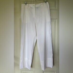 Theory Linen Blend Fluid Pants